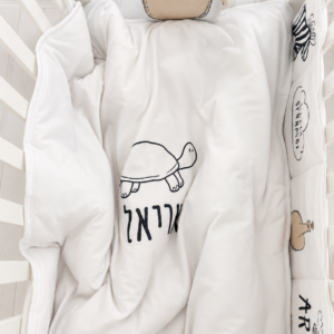 סט מצעי חורף לעריסה - שמיכה וסדין